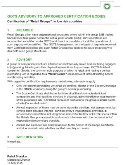 GOTS goes social media