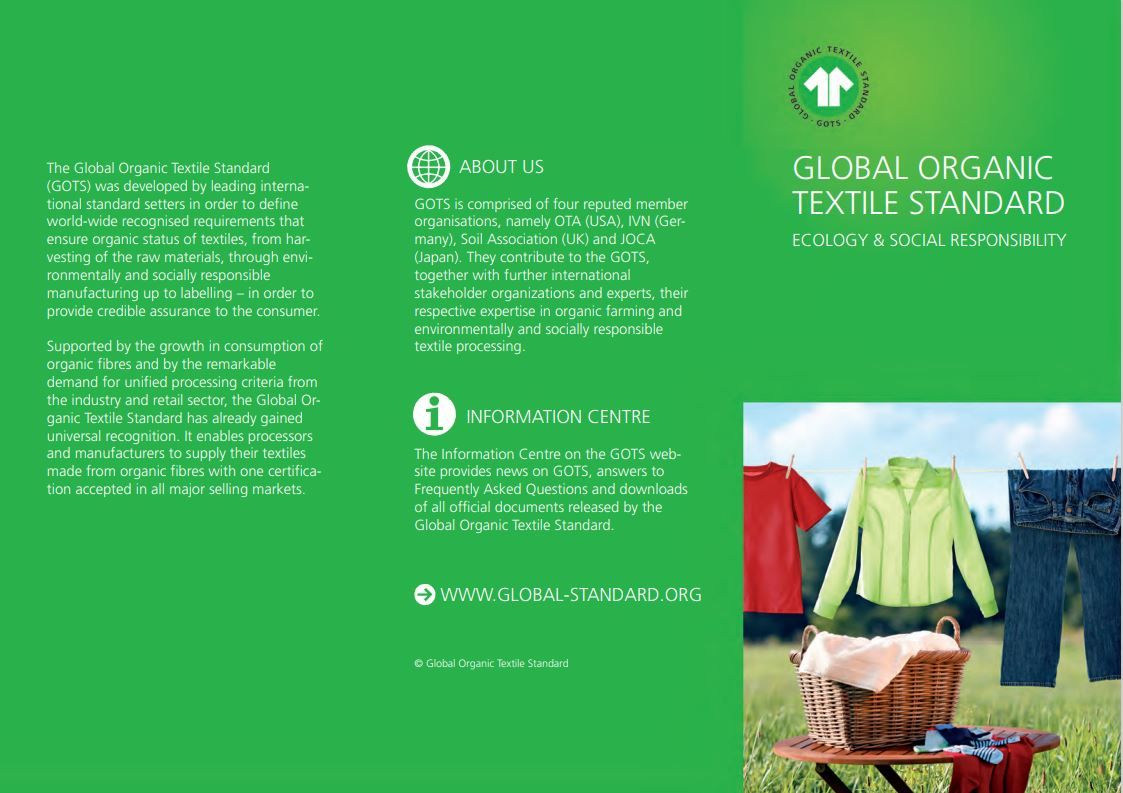 Cover Short GOTS Information Flyer